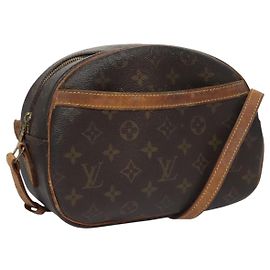 LOUIS VUITTON Bolsa de Ombro Monogram Blois M51221 LV Auth BA284 Monograma