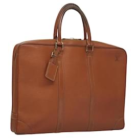 Louis Vuitton-LOUIS VUITTON Epi Porte Documents Voyage Bag Zipangu Gold M54478 LV Auth bs22463-Other