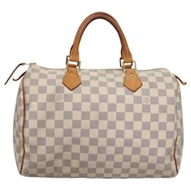 Louis Vuitton-LOUIS VUITTON Damier Azur Speedy 30 Hand Bag N41533 LV Auth 114578-Other