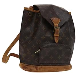 Louis Vuitton-LOUIS VUITTON Monogram Montsouris MM Backpack M51136 LV Auth 115414-Monogram