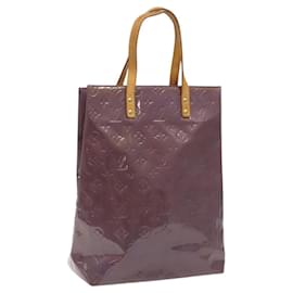 Louis Vuitton-LOUIS VUITTON Monogram Vernis Reade MM Tote Bag Viole M91087 LV Auth 115484-Purple