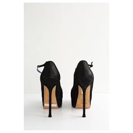 Saint Laurent-Leather heels-Black