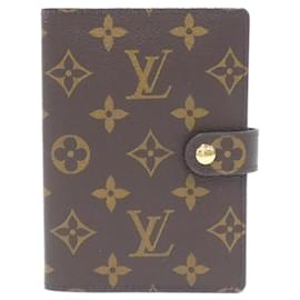 Louis Vuitton-Louis Vuitton Monogram Agenda PM Organizer-Brown