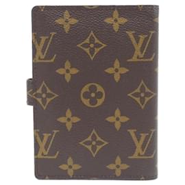 Louis Vuitton-Louis Vuitton Monogram Agenda PM Organizer-Brown