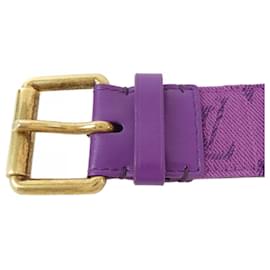 Louis Vuitton-Cinto Padrão Roxo Louis Vuitton-Roxo