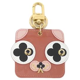 Louis Vuitton-Louis Vuitton Vernis Porte Cle Animal Face Keyring-Other