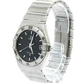 Omega-Omega Constellation Stainless Steel Quartz Wristwatch-Other