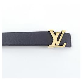 Louis Vuitton-Cinto Padrão Louis Vuitton-Marrom,Preto