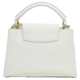 Louis Vuitton-Louis Vuitton Capucines BB Handbag-White