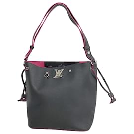 Louis Vuitton-Louis Vuitton Lockme Bucket-Black