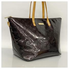 Louis Vuitton-Louis Vuitton Amarante Tote Bag-Dark red