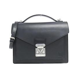 Louis Vuitton-Louis Vuitton Epi Monceau Handbag-Black