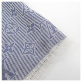 Louis Vuitton-Louis Vuitton Blue Stole-Blue