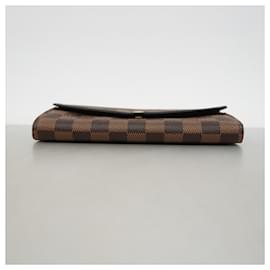 Louis Vuitton-Louis Vuitton Long Wallet Damier Portefeuille Sarah N63209 Ebene-Damier ebene