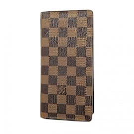 Louis Vuitton-Louis Vuitton Long Wallet Damier Portefeuille Brazza N60017 Ebene-Damier ebene