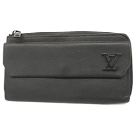 Louis Vuitton-Louis Vuitton Long Wallet LV Aerogram Zippy M69831-Black