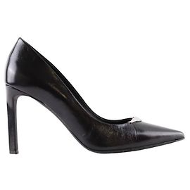 Zadig & Voltaire Black leather heels Black