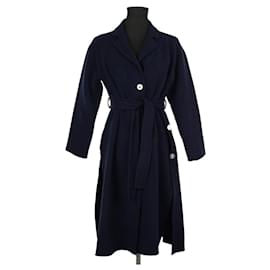 Maje-Wool coat-Blue