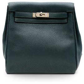 Hermès Kelly Ado Rucksack Grün