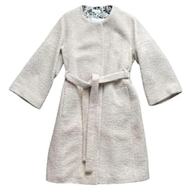 Blancs Manteaux-Coats, Outerwear-Pink