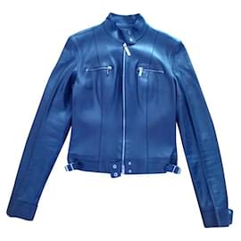 Gucci-GUCCI NAPPA JACKET.-Black