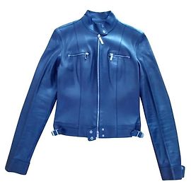Gucci Nappa Leather Jacket Black Black