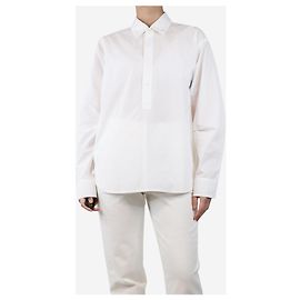 Sofie d'Hoore Camicia di cotone bianca - taglia UK 8 Bianco