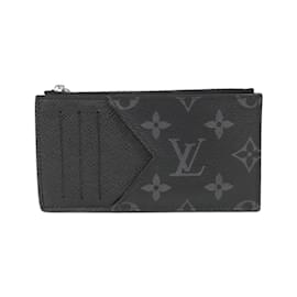 Louis Vuitton-Louis Vuitton Taigarama Coin Card Holder-Black