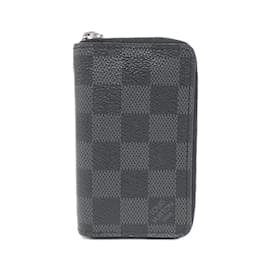 Louis Vuitton-Louis Vuitton Damier Graphite Zippy Coin Purse-Damier ebene