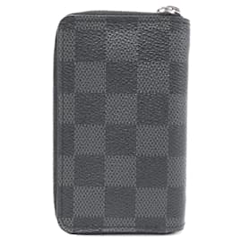 Louis Vuitton-Louis Vuitton Damier Graphite Zippy Coin Purse-Damier ebene