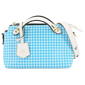 Fendi-Fendi By The Way Mini Sac à main 2 en 1-Blanc,Bleu