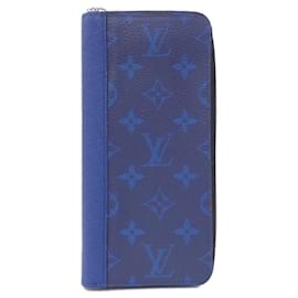 Louis Vuitton-Louis Vuitton Taiga Llama Zippy Wallet Vertical M30447-Blue