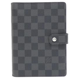Louis Vuitton-Louis Vuitton Damier Graphite Agenda MM Organizer-Damier ebene