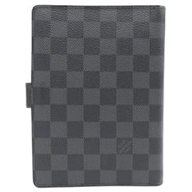 Louis Vuitton-Louis Vuitton Damier Graphite Agenda MM Organizer-Damier ebene