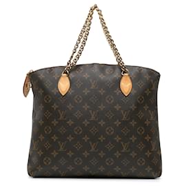 Louis Vuitton-Louis Vuitton Brown Monogram Lockit Chain MM-Brown