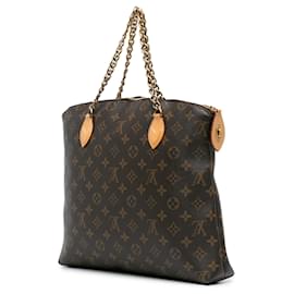 Louis Vuitton-Louis Vuitton Brown Monogram Lockit Chain MM-Brown
