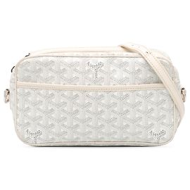 Borsa Cap Vert Goyard in Goyardine bianca Bianco