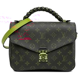 Louis Vuitton-Louis Vuitton Brown Monogram Braided Pochette Metis-Other