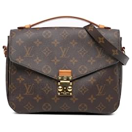 Louis Vuitton-Louis Vuitton Brown Monogram Pochette Metis-Brown