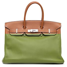 Hermès-Hermès Brown Swift Birkin Retourne 35-Brown