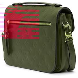 Louis Vuitton-Louis Vuitton Red Monogram Empreinte Pochette Metis-Red