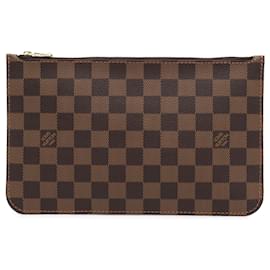 Louis Vuitton-Louis Vuitton Brown Damier Ebene Neverfull Pouch-Brown