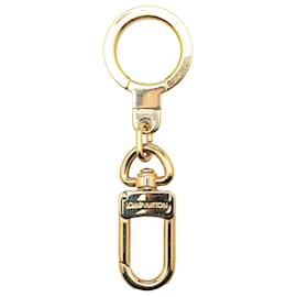 Louis Vuitton-Louis Vuitton Gold Brass Pochette Extender Key Ring-Golden