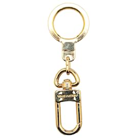 Louis Vuitton-Louis Vuitton Gold Brass Pochette Extender Key Ring-Golden