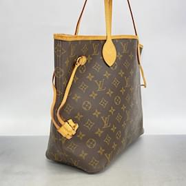 Louis Vuitton-Louis Vuitton Monogram Neverfull MM Tote Bag-Brown