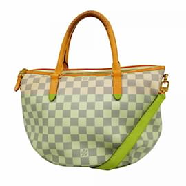 Louis Vuitton-Louis Vuitton Damier Azur Riviera PM Tote Bag-White