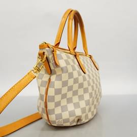 Louis Vuitton-Louis Vuitton Damier Azur Riviera PM Tote Bag-White