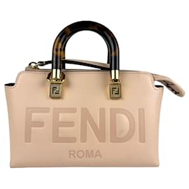 Fendi-Fendi Sac à main en cuir Mini By the Way-Rose