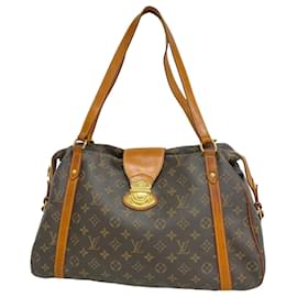 Louis Vuitton-Louis Vuitton Monogram Stresa GM Tote Bag-Brown