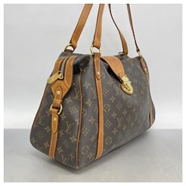 Louis Vuitton-Louis Vuitton Monogram Stresa GM Tote Bag-Brown